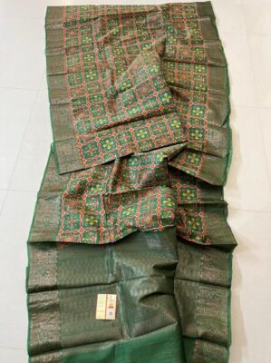 Pure Handloom Pure Tussar Silk With Digital Print Sarees (11)