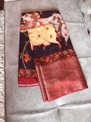 Kanchipuram Style Modal Silk Sarees (1)