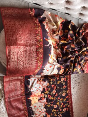 Kanchipuram Style Modal Silk Sarees (2)
