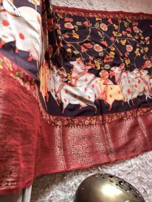 Kanchipuram Style Modal Silk Sarees (3)