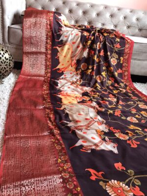 Kanchipuram Style Modal Silk Sarees (6)