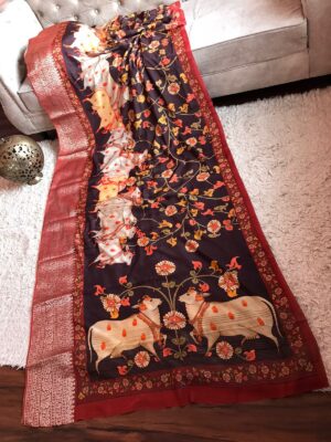 Kanchipuram Style Modal Silk Sarees (8)