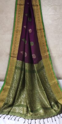 Linen Sarees With Blouse (14)