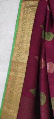 Linen Sarees With Blouse (16)