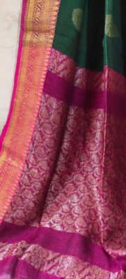 Linen Sarees With Blouse (2)