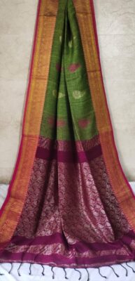 Linen Sarees With Blouse (21)