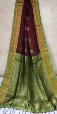 Linen Sarees With Blouse (24)