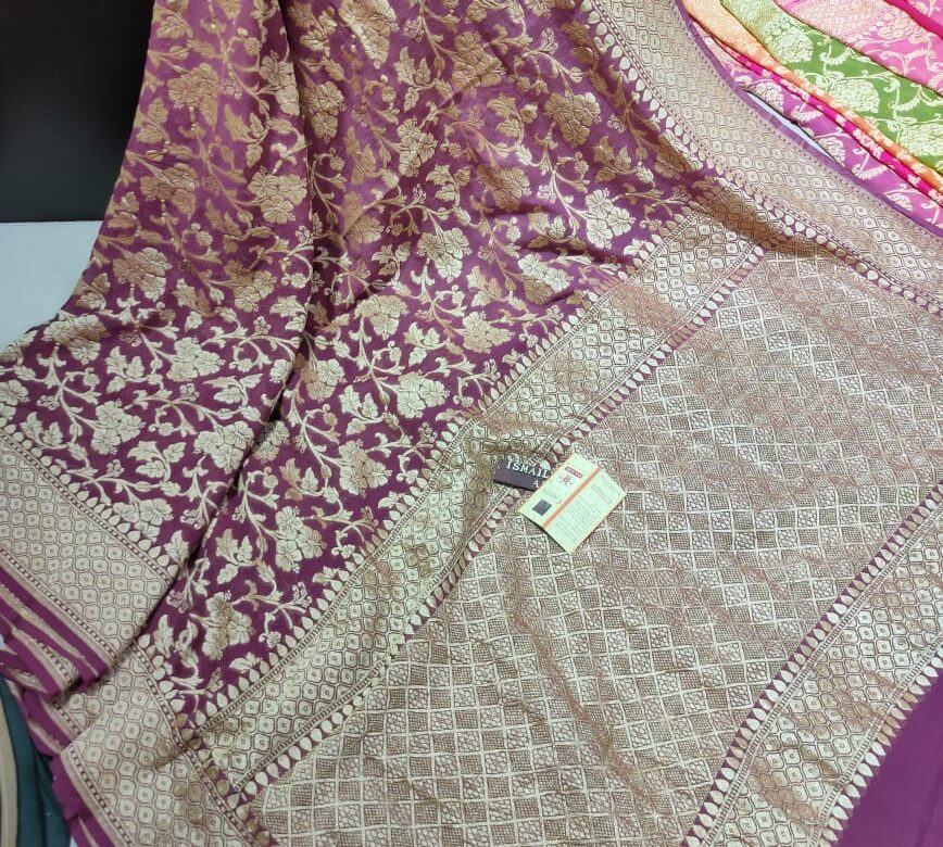 Mixed Collection Of Georgette Sarees (17)
