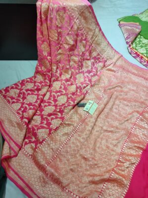 Mixed Collection Of Georgette Sarees (18)