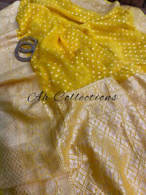 Pure Khaddi Georgette Sarees With Butties (3)