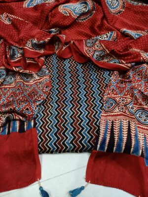 Pure Modal Silk Dress Materials Online (20)