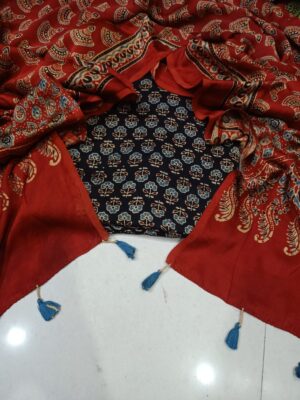 Pure Modal Silk Dress Materials Online (28)