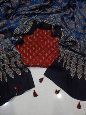 Pure Modal Silk Dress Materials Online (29)