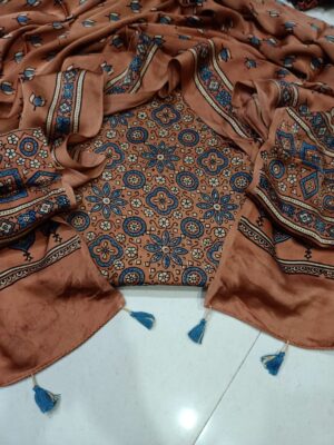 Pure Modal Silk Dress Materials Online (34)