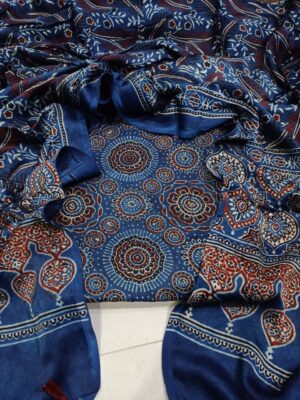 Pure Modal Silk Dress Materials Online (8)