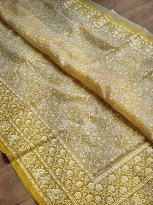 Pure Organza Emboidary Sarees With Price (13)
