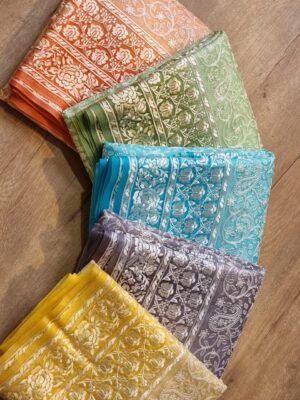 Pure Organza Emboidary Sarees With Price (2)