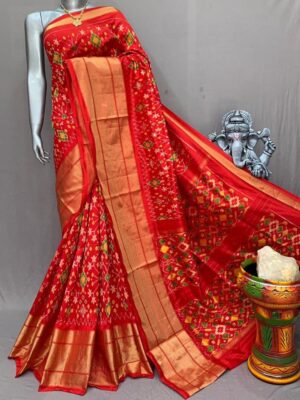 Pure Pochampally Ikkath Silk Sarees With Blouse (16)