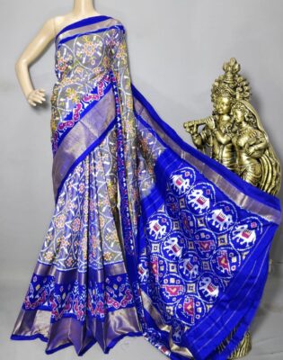 Pure Pochampally Ikkath Silk Sarees With Blouse (20)