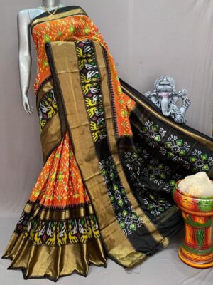 Pure Pochampally Ikkath Silk Sarees With Blouse (6)