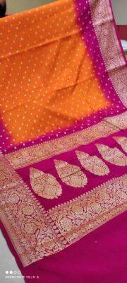 Banaras Semi Silk Georgette Sarees (2)
