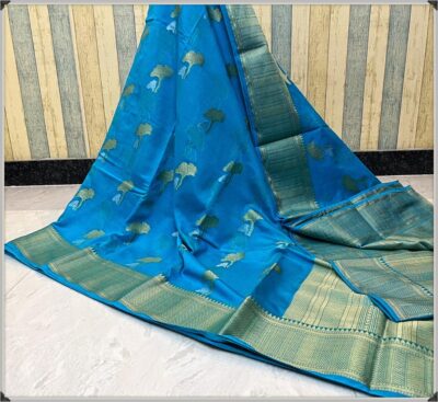 Banaras Warm Silk Sarees With Blouse (26)