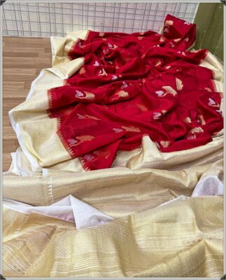 Banaras Warm Silk Sarees With Blouse (6)