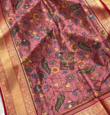 Beautiful Sober Kalamkari Prints Soft Silk (13)