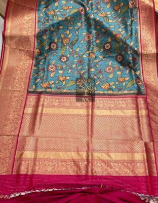 Beautiful Sober Kalamkari Prints Soft Silk (17)