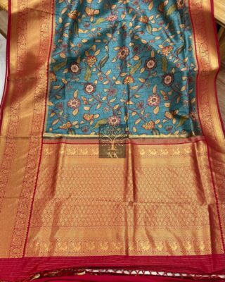 Beautiful Sober Kalamkari Prints Soft Silk (25)