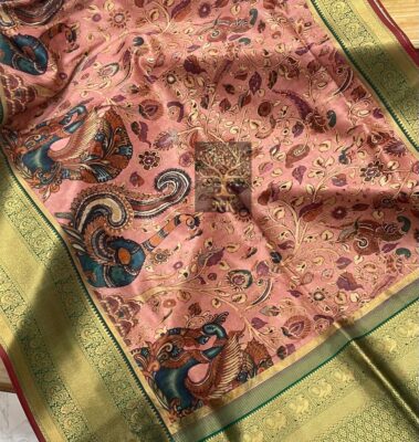 Beautiful Sober Kalamkari Prints Soft Silk (30)