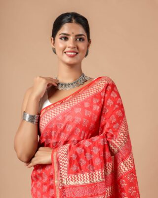 Chanderi Sarees Collection With Blouse (16)
