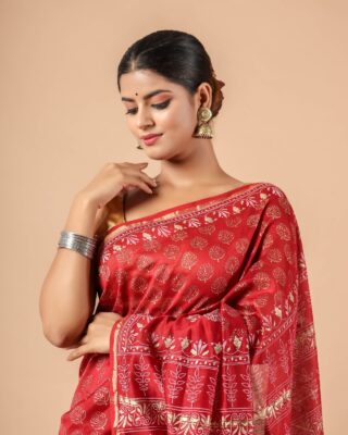 Chanderi Sarees Collection With Blouse (17)