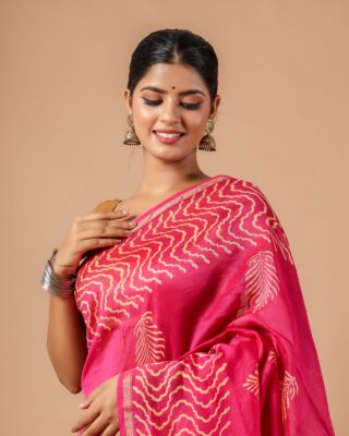 Chanderi Sarees Collection With Blouse (19)
