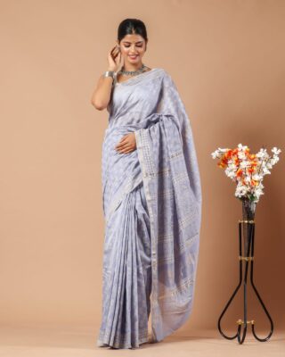 Chanderi Sarees Collection With Blouse (2)