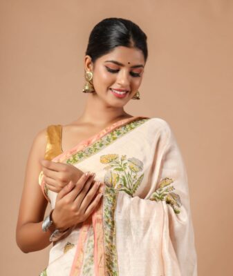 Chanderi Sarees Collection With Blouse (21)
