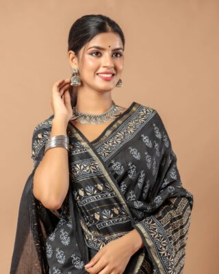Chanderi Sarees Collection With Blouse (26)