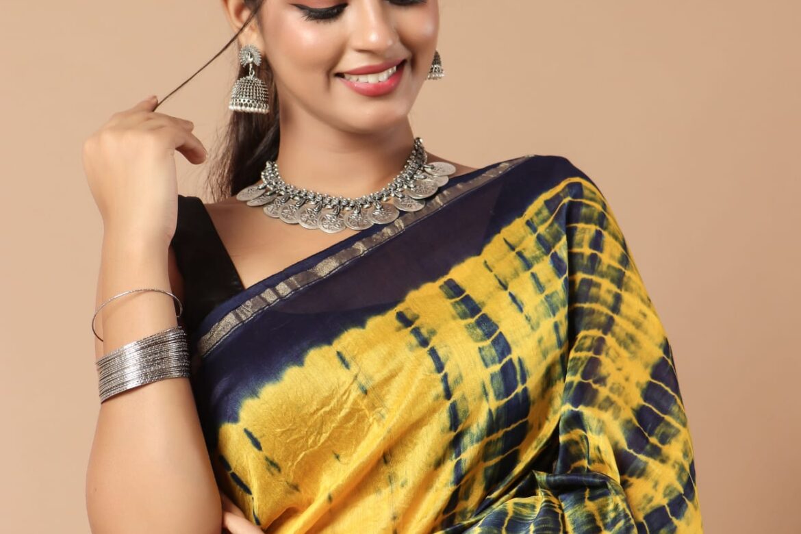 Chanderi Sarees Collection With Blouse (27)