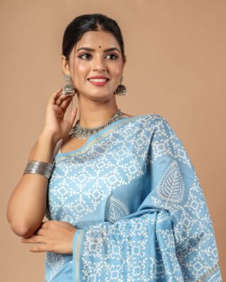Chanderi Sarees Collection With Blouse (29)