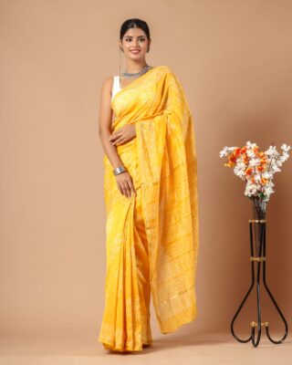 Chanderi Sarees Collection With Blouse (3)