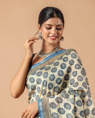 Chanderi Sarees Collection With Blouse (32)