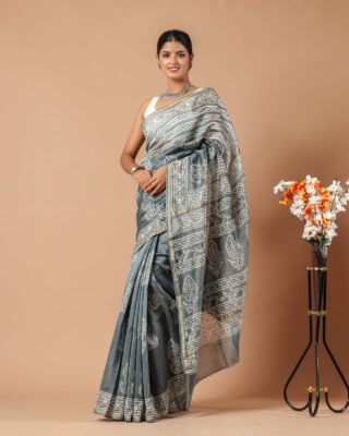 Chanderi Sarees Collection With Blouse (33)