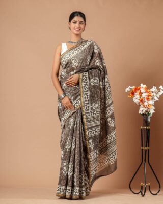 Chanderi Sarees Collection With Blouse (38)