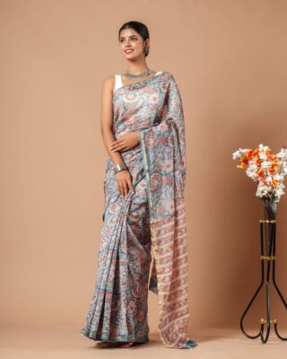 Chanderi Sarees Collection With Blouse (4)