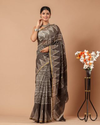 Chanderi Sarees Collection With Blouse (42)