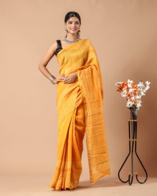 Chanderi Sarees Collection With Blouse (45)