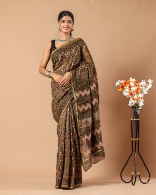 Chanderi Sarees Collection With Blouse (47)