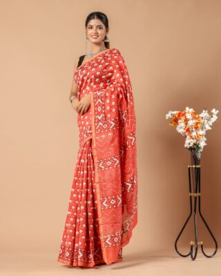 Chanderi Sarees Collection With Blouse (53)