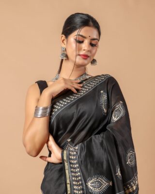 Chanderi Sarees Collection With Blouse (9)