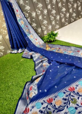 Latest Design Banaras Semi Warm Silk Sarees (13)